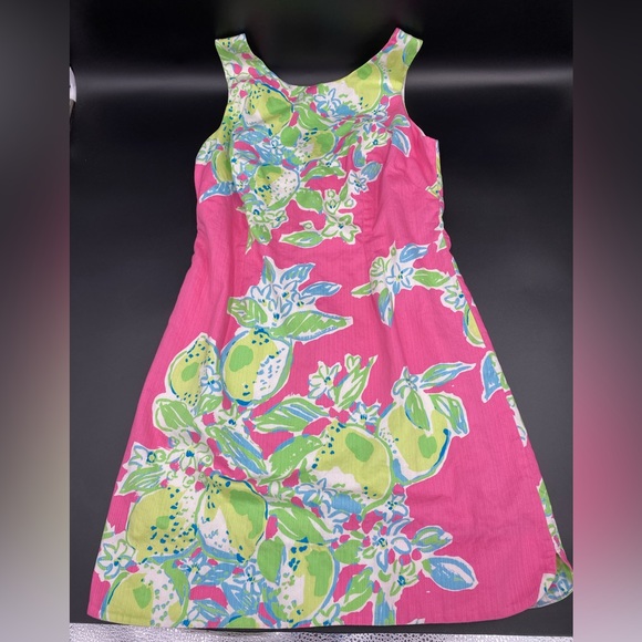 Lilly Pulitzer pink floral sleeveless size 2 Dress - Picture 1 of 12